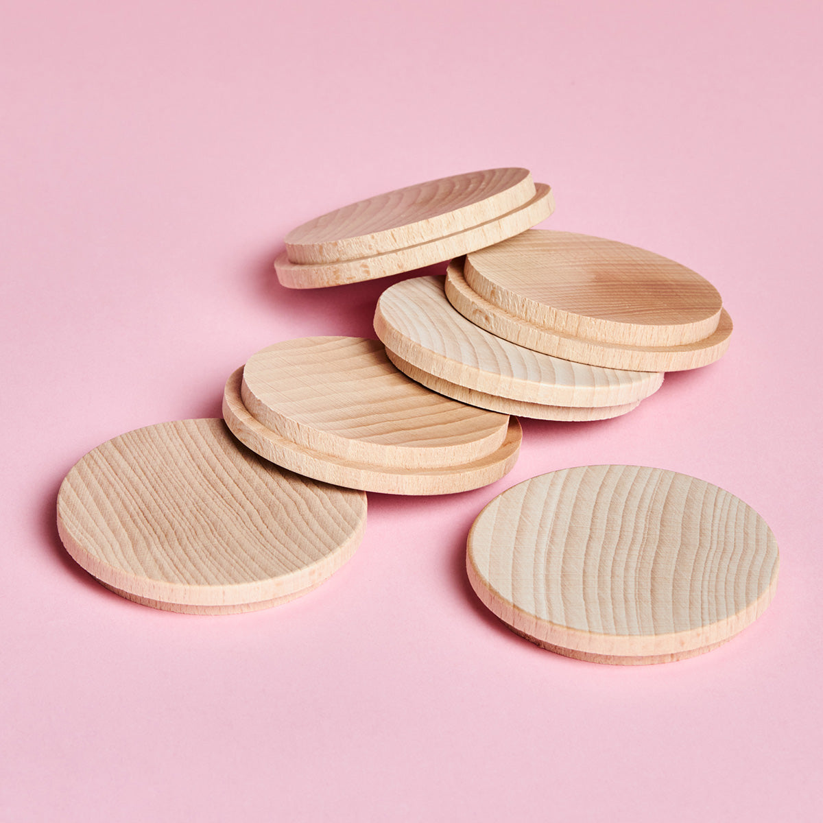 Tappo in faggio levigato per bicchieri da 30 Cl.