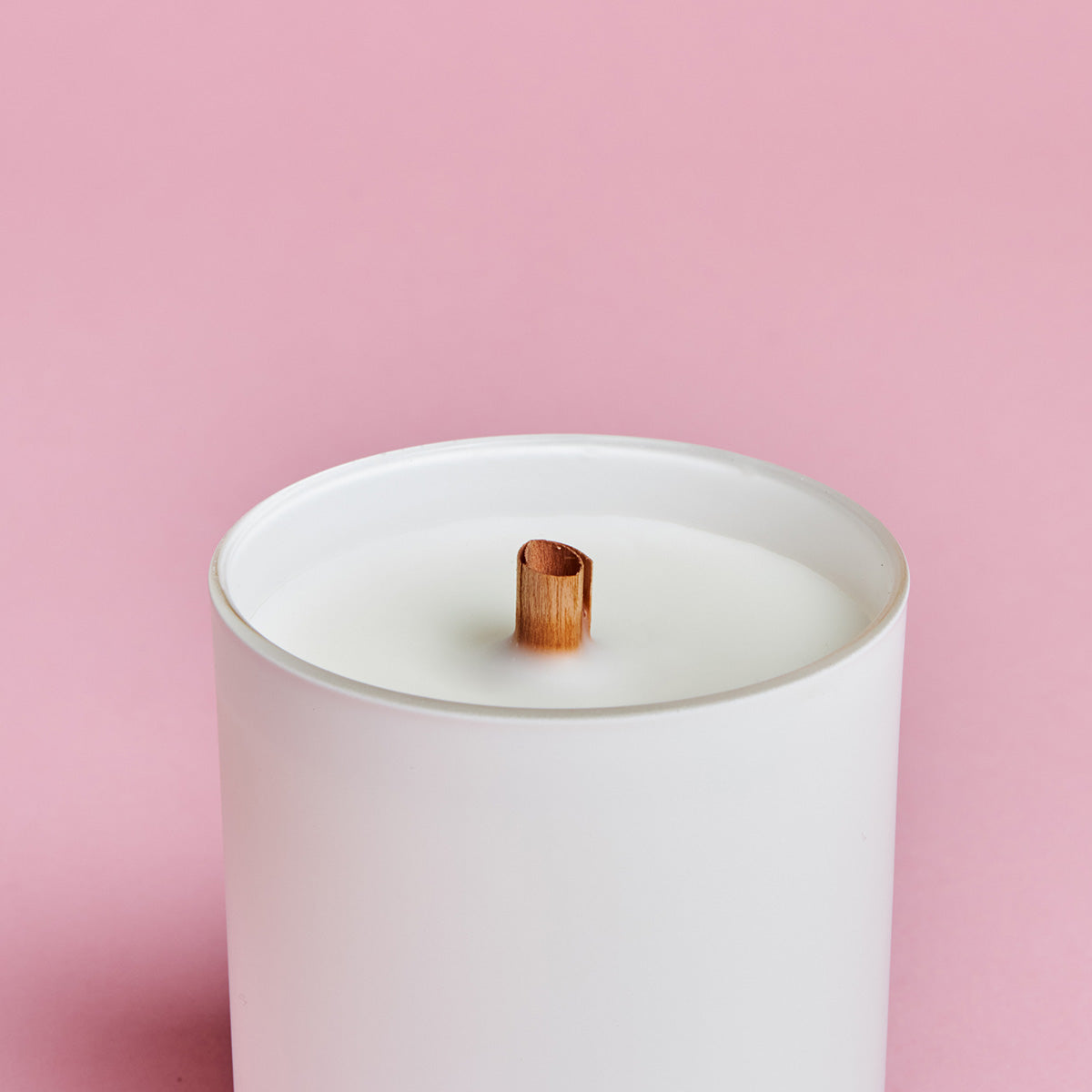 Candela profumata personalizzata Bicchiere Satinato Bianco