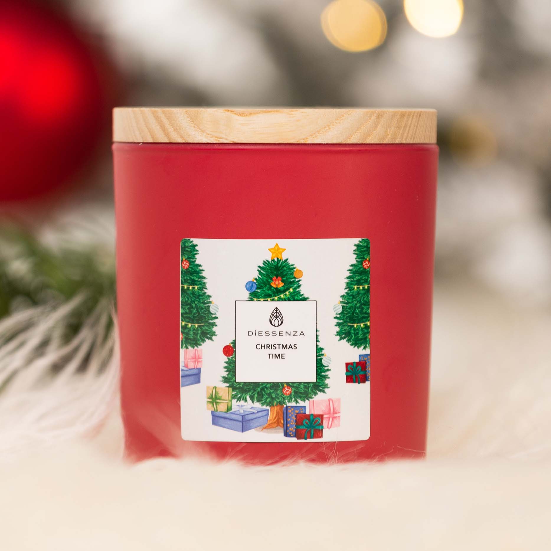 DiEssenza Christmas Time Candela profumata in cera di soia