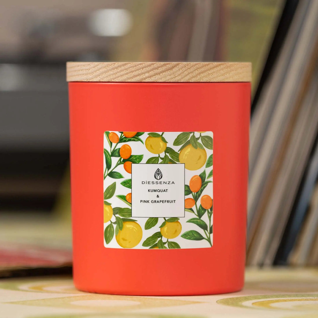 DiEssenza Kumquat & Pink Grapefruit- Mandarino Cinese & Pompelmo Rosa Candela profumata Candele-cereriasangiacomo
