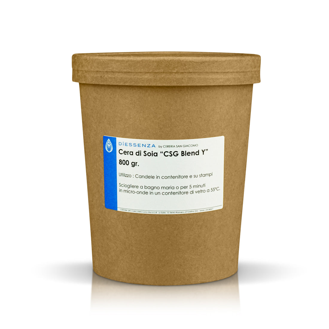 Cera di Soia Ecologica "CSG Blend Y" per candele profumate