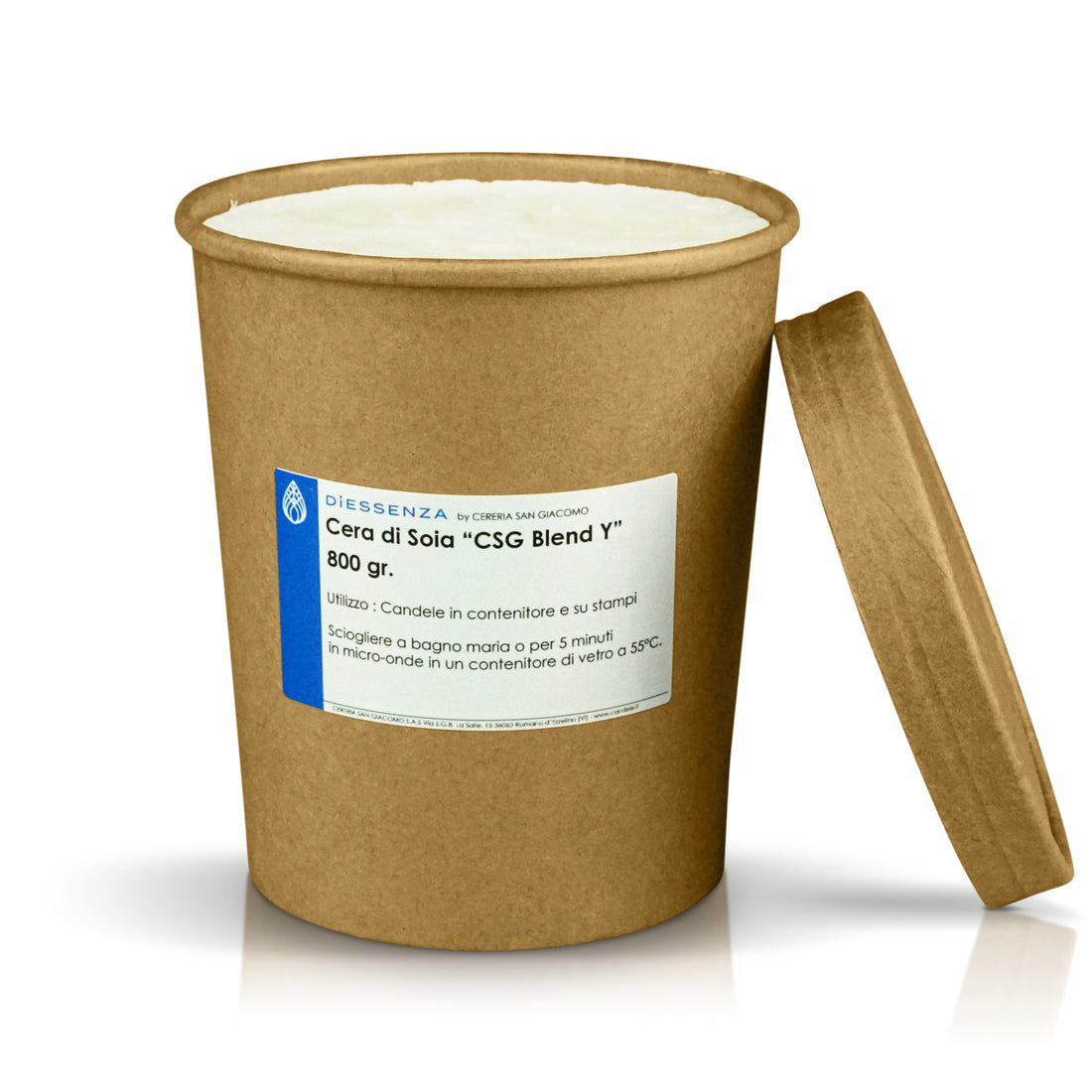 Cera di Soia Ecologica "CSG Blend Y" per candele profumate