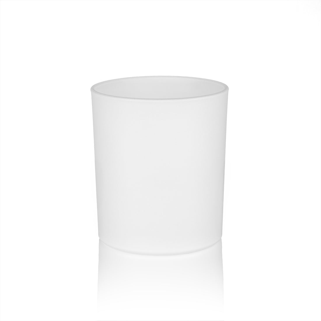 Candela profumata personalizzata Bicchiere Satinato Bianco