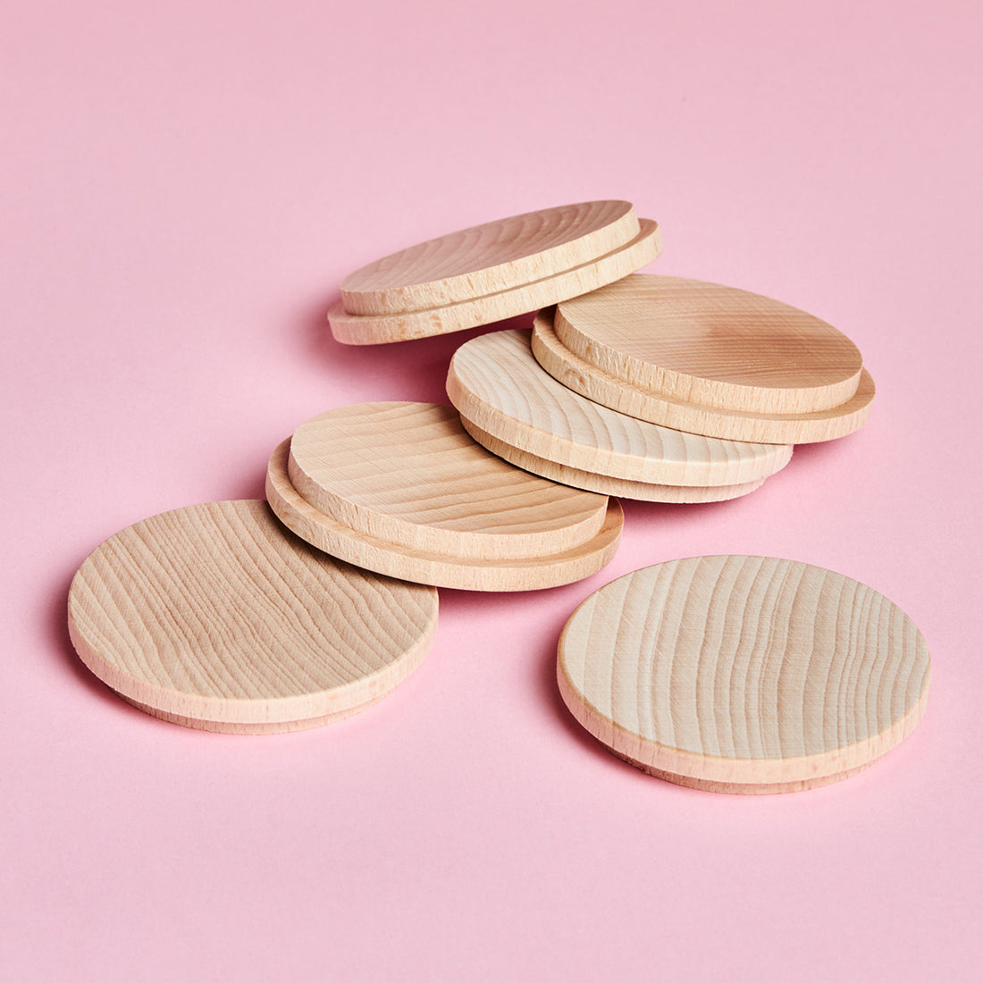 Tappo in faggio levigato per bicchieri da 30 Cl.