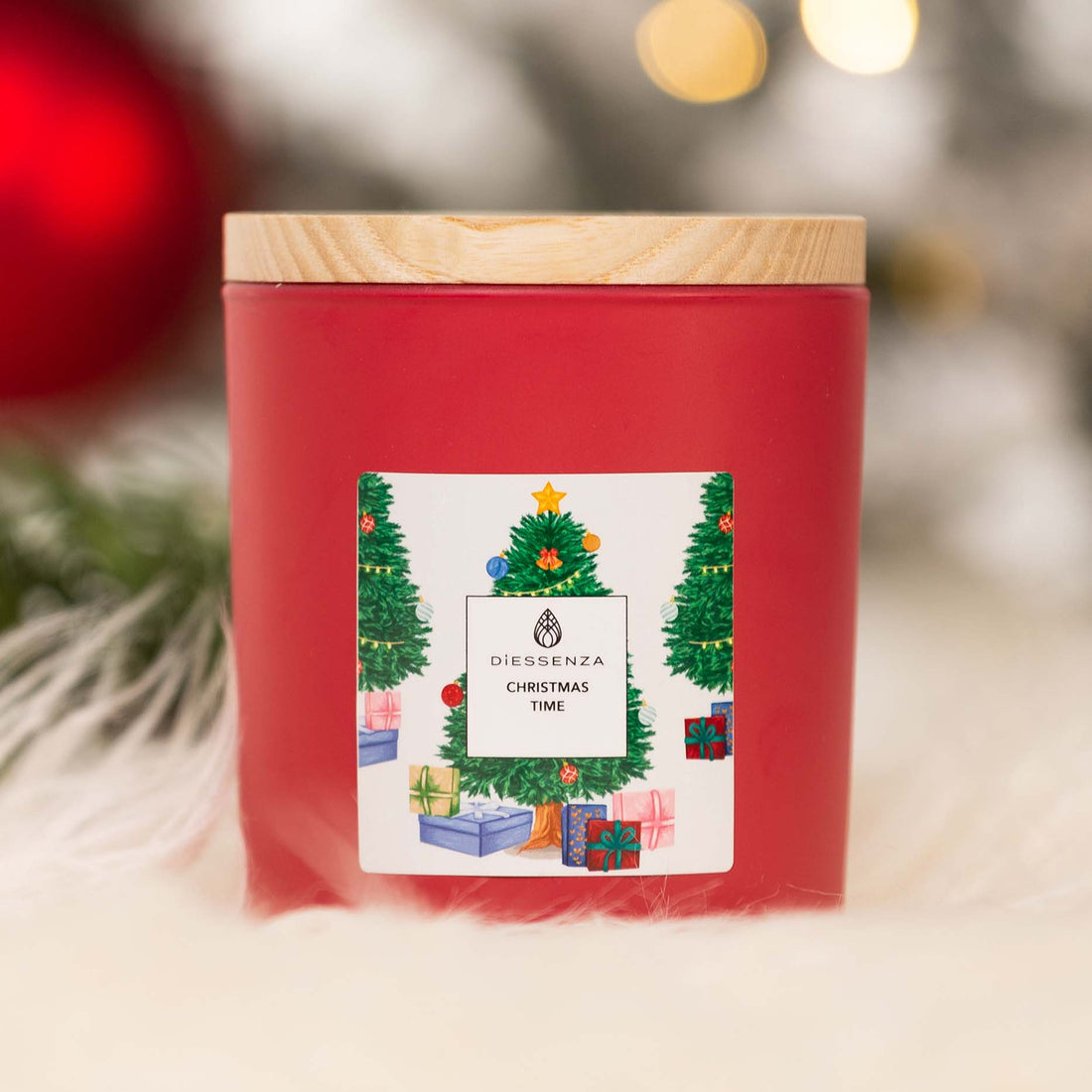 DiEssenza Christmas Time Candela profumata in cera di soia